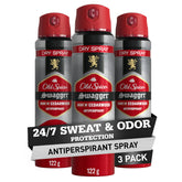 Old Spice Dry Spray para hombre, bote visible con aroma cedro-limón y protección duradera