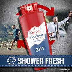 Old Spice Endurance bottle closeup shows long-lasting fragrance for daily use.
