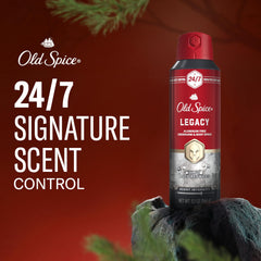 Old Spice envase spray corporal tamaño 5,1 onzas para uso diario.
