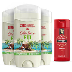 Old Spice Fiji Palm Tree deodorant 3oz pack for all-day freshness