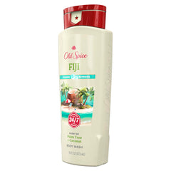 Old Spice Colección Más Fresca: escena tropical Fiji, sensación de frescura tras ducharte