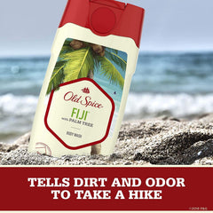 Old Spice gel de ducha para hombres con ingredientes reales, frescura duradera.