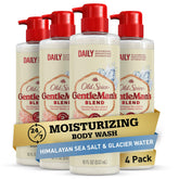Old Spice Gentleman's Exfoliating Body Wash bottle front for a refreshed skin routine