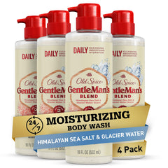 Old Spice Gentleman's Exfoliating Body Wash bottle front for a refreshed skin routine