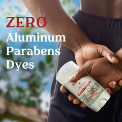Old Spice GentleMan's lavender mint bottle emphasizes soothing formula and minty aroma