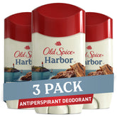 Old Spice Harbor Scent antiperspirant bottle close-up for all-day freshness.