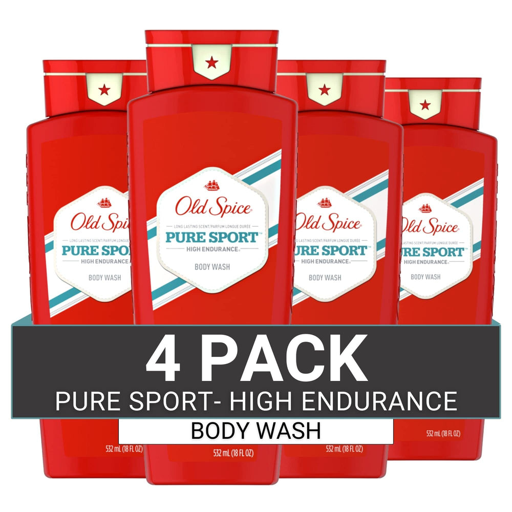 Old Spice High Endurance bottle front view for confident grooming.