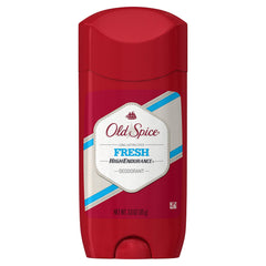 Old Spice High Endurance Fresh desodorante en barra, empaque del producto.