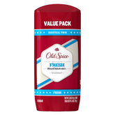 Old Spice High Endurance stick, front view showing fresh scent and design