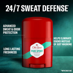 Close-up of Invisible Solid formula from Old Spice High Endurance.