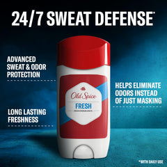 Old Spice High Endurance packaging front highlights 24/7 odor defense for men.
