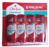 Old Spice High Endurance Pure Sport bottle shown, delivering long-lasting protection for active days.