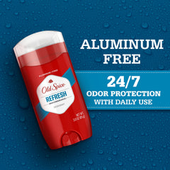 Fragancia fresca de Old Spice High Endurance Refresh con duración prolongada.