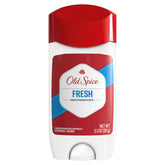 Old Spice High Endurance stick front view shows clear protection and long-lasting freshness.