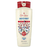 Old Spice Holidude Jacked Frost, botella visible, aroma refrescante para el día a día.