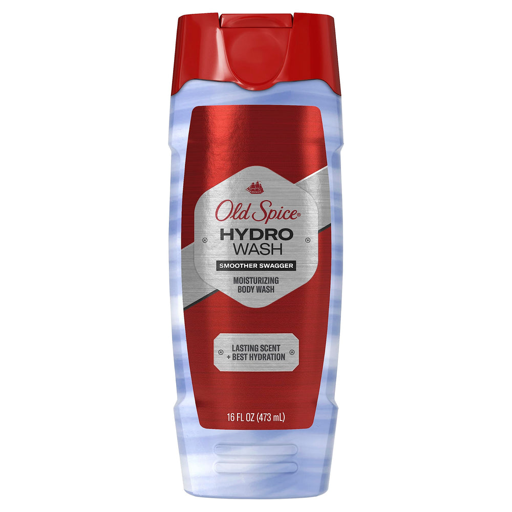 Old Spice Hydro Wash: botella 2 en 1 para hidratación duradera.