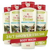 Old Spice 24/7 Shower Fresh bottle ready for daily cleansing and lasting scent.