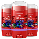 Old Spice NightPanther desodorante en botella, protección duradera todo el día.