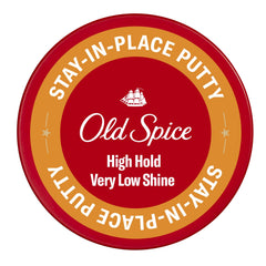 Old Spice Stay-In-Place, pasta de peinado fijacion-alta, ofrece control duradero para estilos definidos.