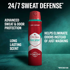 Old Spice Pure Sport fragancia fresca para uso diario