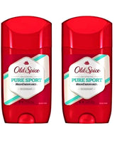 Desodorante Old Spice Pure Sport sólido en empaque compacto, ideal para viaje y uso diario