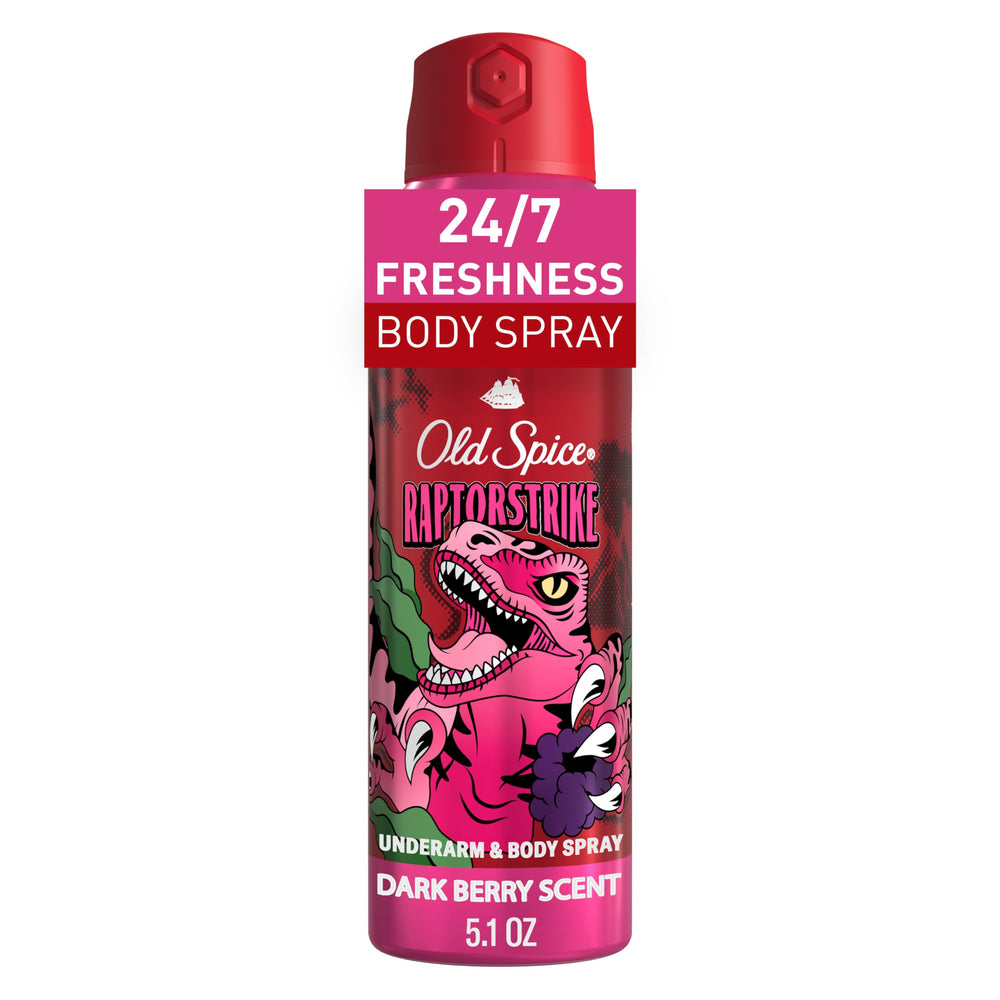 Old Spice Raptorstrike frasco de spray para cuerpo, aroma duradero