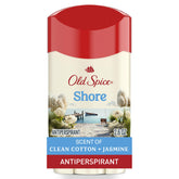 Old Spice Shore deodorant stick front view for all-day freshness.