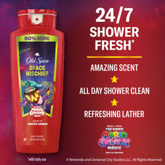 Rich foamy lather from Space Mischief demonstrates thorough cleansing