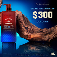 Textura cremosa del champú Old Spice Spice Alchemist, espuma suave
