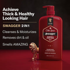 Old Spice Swagger espuma cremosa para una aplicación suave y eficiente.