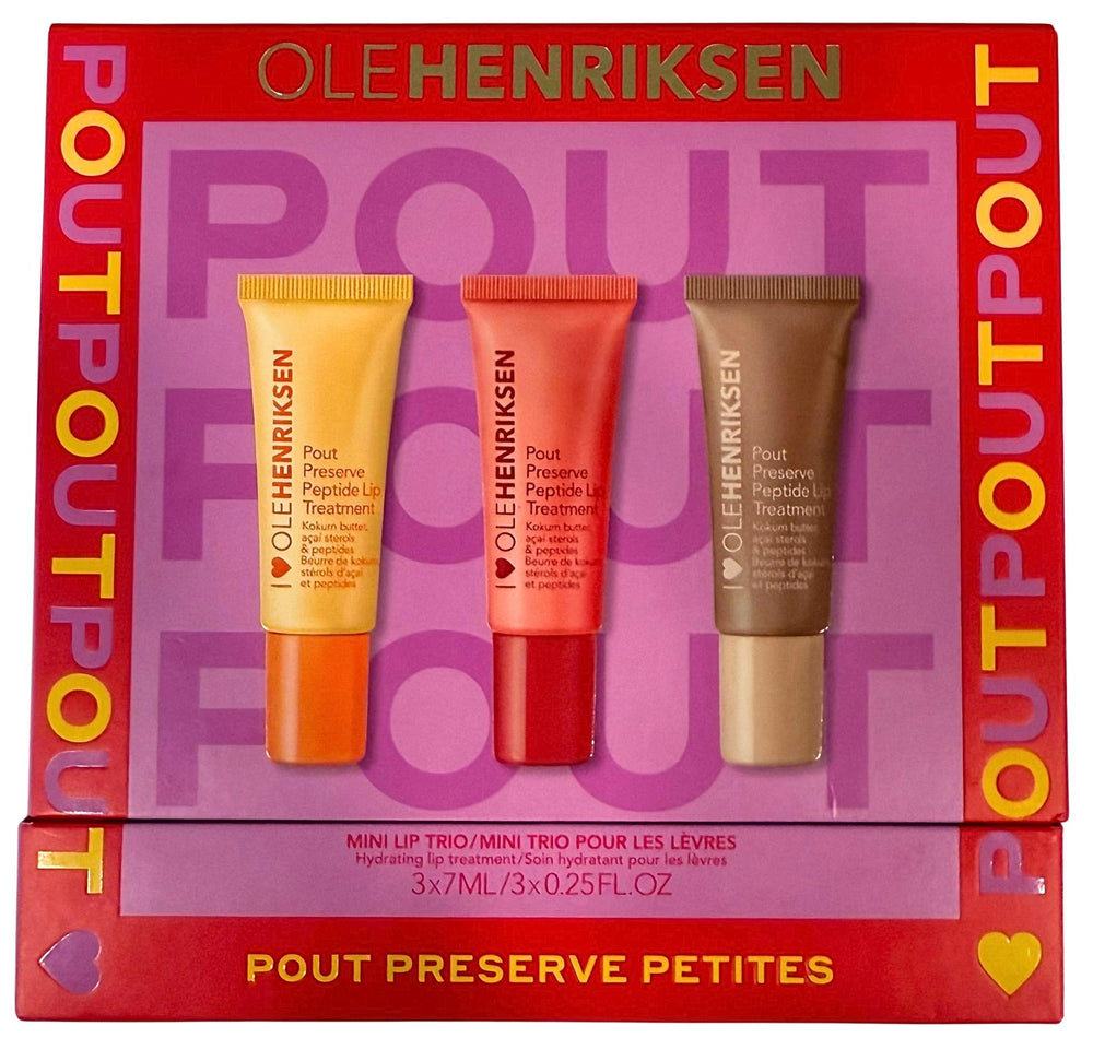Ole Henriksen Pout Preserve Petites Citrus Sunshine, bálsamo labial para hidratación prolongada y labios suaves.