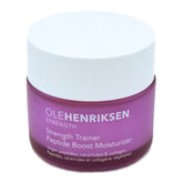 Ole Henriksen Strength Trainer Peptide Boost moisturizer bottle, dual jars for instant hydration.