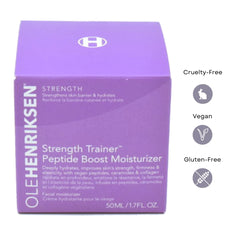 Ole Henriksen Strength Trainer Peptide Boost gift-pack image hints at a thoughtful skincare gift.
