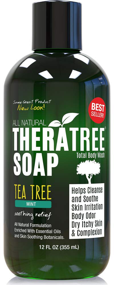 Oleavine TheraTree Tea Tree Oil Soap bottle for fresh skin