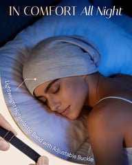 Uso nocturno con OLESILK protege el cabello durante la noche