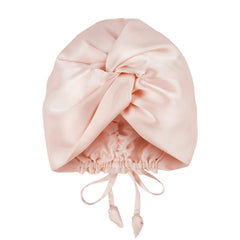 OLESILK pink silk bonnet for sleeping offers smooth overnight protection for curls.
