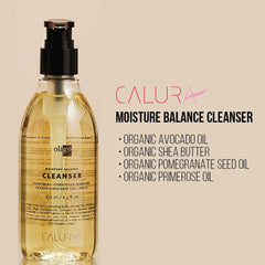 Foamy lather from Calura Moisture Balance Shampoo demonstrates easy cleansing without stripping