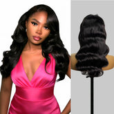 Olimaruly half wig with body wave 18 inch for instant volume without glue.