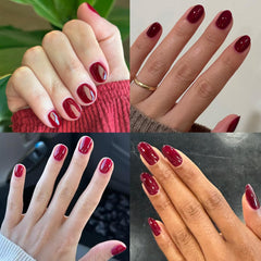 Olive & June esmalte en gel: textura cremosa para tono uniforme.