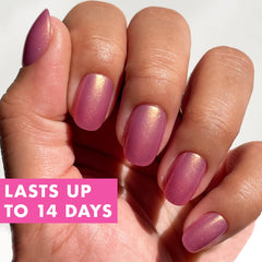 Olive & June Instant Mani: pegamento no toxico para fijación segura.