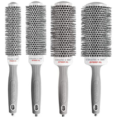 Olivia Garden Ceramic Ion Speed XL barrel for faster drying and smoother hair.
