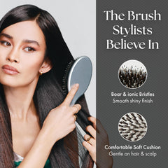 Olivia Garden Supreme Combo bristles blend for effortless detangling and smoothing