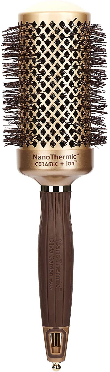 Olivia Garden NanoThermic brush vent-focused image highlighting faster airflow