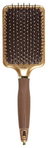 Olivia Garden NanoThermic Paddle Brush detangles smoothly for all hair types