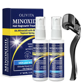 OLIVITA 5% Minoxidil spray bottle for men and women with visible regrowth potential