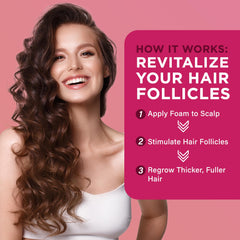 OLIVITA fast-drying minoxidil foam shows quick absorption without greasiness.