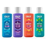 OLLY Body Wash muestra su espuma cremosa para una limpieza suave e hidratante.