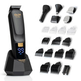 OLOV For Man beard trimmer front view showing precise ergonomic tool for daily grooming