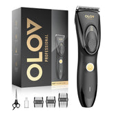 OLOV PROFESSIONAL ceramic blade heads deliver smooth, irritation-free trims at home.