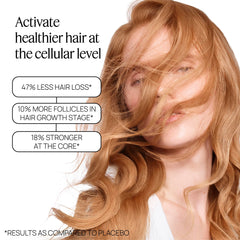 OMI WellBeauty close-up of scalp application on hair follicles